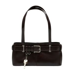Shoulder Brocle Mini Bag - Osoi - Leather - Brown